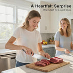 8 Inch German Chef Knife in EN1.4116 High Carbon Steel, Ultra Sharp Non-Slip Full-Tang Handle Kitchen Knife, Dishwasher Safe Rust Resistant Chefs Knife, Thoughtful Birthday Gifts for Women