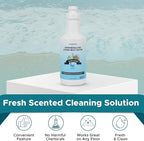 Steam & Go Demineralized Water - Multisurface Cleaner, PVC-Free Ready-to-Use for Mops & Floor Steamers - Ideal for Kitchen, Bathroom, & Home Surfaces - Clean Ocean Scent - 32oz (Pack of 1)