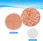 6 Pack Mop Pads Replacement Compatible with Bissell Spinwave Mops 2124 2039 2037 2039A Series Steam Mop Pads for Bissell Spinwave Hard Floor Cleaning Kits 2 Soft Pads, 2 Scrubby and 2 Heavy Scrub Pads