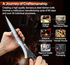 XINZUO 7.5 Inch Fillet Knife For Fish,Damascus Super Steel Boning Knife For Meat Chicken Cutting, Professional Sharp Kitchen Fishing Fillet Knife With Ergonomic Handle