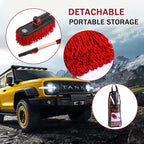 Car Duster,Soft Brush Kit - Wax Cotton Hair, Scratch-Free Travel-Friendly Auto Cleaner, Truck, SUV, RV & Motorcycle - Extendable Handle, No Lint，Beach Travel Essentials，Gifts for Men Women