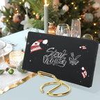 6 Pack 12x6 Inch Large Slate Cheese Board, Natural Stone Serving Plates, Black Charcuterie Board Cutting Board, Gourmet Serving Platter Tray for Cheese Sushi Pastry Bread Snack Meat Pastry