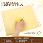 PUCHIS-2 Pack XL Cotton & Beeswax Bread Bags for Sourdough & Homemade Bread | Reusable Organic Storage, 17x13 in, Freezer-Safe Freshness