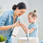 Glass Soap Dispenser for Kitchen Sink,Farmhouse Kitchen Dish Soap Dispenser&Hand Soap Dispenser Set,Rustproof Pump Soap Dispenser Bathroom with Tray,Waterproof Label for Kitchen Decor(Clear