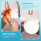 Forggon12 Pcs New Upgrade 3-Layer Metal Dish Cloth, No Scratches and No Odor, Multipurpose Wire Dishwashing Rag for Wet and Dry, Kitchen Cleaning DishRags,Sinks,Dishes,Stove Top, Dimensions(7.08X8.86)