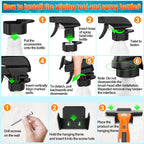 Window Vacuum Squeegee Cordless Compatible for Dewalt 20V/60V Battery (No Battery), Electric Window Cleaner Window Vacuum, Vacuum Squeegee for Window Cleaning, Mirror, Glass, Car Windshield