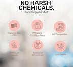 FREY Natural Liquid Fabric Softener & Conditioner | Laundry Softener for Clothing | Works In All Machines + HE | Powered by Natural Ingredients (2-pack, Jasmine Rose)