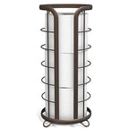 BROOKSTONE, Bronze Toilet Paper Holder, Freestanding Bathroom Tissue Organizer, Minimalistic Storage Solution, Modern & Stylish Design [Holds MEGA Rolls]