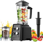 Blenders for Kitchen, Smoothie Blender - Professional Countertop Blenders with 68oz Dishwasher-Safe Pitcher, Ice Crusher for Frozen Drinks & Smoothies, BPA Free, Black