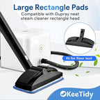 Reusable Microfiber Pads Compatible with Dupray Neat Steam Cleaner Replacement Mop Cleaning Pads, Reusable Cloths and Small Bonnets, 3+3 Pack