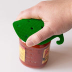 Vegetable Scrubber Brush : Double Sided Fruit and Vegetable Scrubber - Multi Use: Potato Scrubber - Carrot Brush - Trivet - Jar Opener - Coaster - Fruit Cleaner -BPA Free - Veggie Scrubber by Cestari