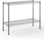 14" Deep x 36" Wide x 27" Height Wire Shelving Kit | 2-Tier | NSF Commercial Storage Rack Unit