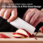 Milk Street Small Nakiri Knife – Ultra-Thin Blade for Precision Cutting, Ergonomic Handle