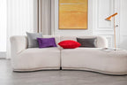 Throw Pillow Covers 20x20 Red: 2 Pack Cozy Soft Velvet Square Decorative Pillow Cases for Farmhouse Home Decor