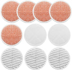 Replacement Pads for Bissell Spinwave Mop: 10 Pack Spin Mop Scrub Pads Compatible with Bissell Spinwave 23157 2124 20393 2039a 20399 2039w 23159 Powered Hard Floor Mop, Spin Mop Cleaner Scrubber Pads