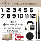 VANGOLD Wall Clock for Living Room Decor