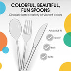 Party Solids Clear Plastic Knives 200 Pcs Clear Knives Disposable Utensils Heavy Duty Plastic Cutlery Set Disposable Cutlery Sets Flatware Sets Silverware Set Party Supplies & Party Tableware