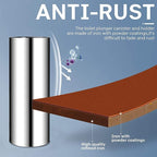 DOWRY Toilet Plunger with Holder for Bathroom,Powerful Efficient Force Suction Cup,Heavy Duty, Quick Dry