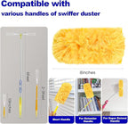 36-Pack Duster Refill Compatible with Swiffer Duster 360 Degree Disposable Heavy Duty Dusters with Handle for Cleaning