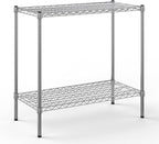 18" Deep x 36" Wide x 34" Height Wire Shelving Kit | 2-Tier | NSF Commercial Storage Rack Unit