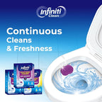 Toilet Bowl Cleaner Rim Hanger, 6 Count Automatic Bowl Toilet Cleaner, Cleans and Freshens Toilet Bowl, Lavender Scent - 7 Month