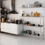 18" Deep x 60" Wide x 74" Height Wire Shelving Kit | 4-Tier | NSF Commercial Storage Rack Unit