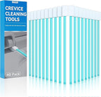 40pcs Crevice Cleaning Brush Tool, Disposable Toilet Brush for Toilet Seat Gaps, Crack and Crevice Cleaner Tools, Blue