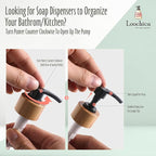 Glass Soap Dispenser Set with Tray, Contains Glass Hand Soap Dispenser and Glass Dish Soap Dispenser. Matte White soap Dispenser Suitable for The Kitchen Soap Dispenser, Rustic Kitchen Decor