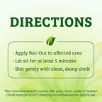 Biokleen Bac-Out Natural Stain Remover for Clothes - Use on Laundry, Diapers, Wine, Carpets, and More, Enzymatic, Plant-Based, 32 Oz With Micro-Fiber Cleaning Towel Included