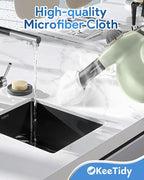 10 Pack Universal Steam Mop Pads Microfiber Cloths Compatible with Bissell Steam Shot Cleaner fit for PurSteam fit for Wagner Spraytech fit for McCulloch Handheld Steam Cleaner Accessories