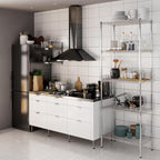 18" Deep x 30" Wide x 86" Height Wire Shelving Kit | 5-Tier | NSF Commercial Storage Rack Unit