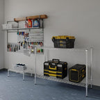 18" Deep x 48" Wide x 34" Height Wire Shelving Kit | 2-Tier | NSF Commercial Storage Rack Unit