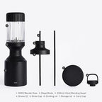 Beast Mega 1200 | Premium Countertop Blender | Smoothies, Shakes, Sauces, Dips, Soups | Blends Ice and Frozen Fruit | Includes Extra Lids and Straw System | 1200W | (Carbon Black, 120V)