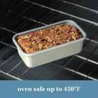 Sur La Table Kitchen Essentials Bake Sale 9 X 5 Inch PFOA, PFAS, PTFE Free Nonstick Loaf Pan - Linen White (Pack of 4)