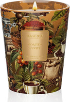 M&SENSE Roasted Coffee Scented Candle, Soy Natural Wax Candles, 14.1oz 60H Burn Time Slow Burning, Stress Relief Home Fragrance Housewarming Gifts