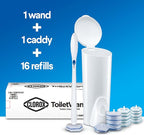Clorox Original Toilet Cleaning System - ToiletWand, Storage Caddy and 16 Heads, (Package May Vary)