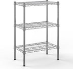 14" Deep x 24" Wide x 34" Height Wire Shelving Kit | 3-Tier | NSF Commercial Storage Rack Unit