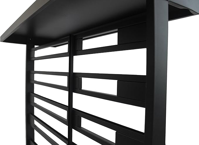 TRINITY 7-Tier Dual-Sided Rolling Bin Rack, 330 Pound Capacity, Includes 94 Organizer Bins, 19.75" x 35.5" x 48.5", Black