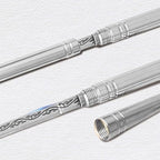 2 PCS Stainless Steel Blade, Outdoor Portable Stainless Steel Mini Stick Fruit Knife, All Steel Fancy Letter Opener Envelope, Multipurpose Survival Tactical Knife 9.5 Inch