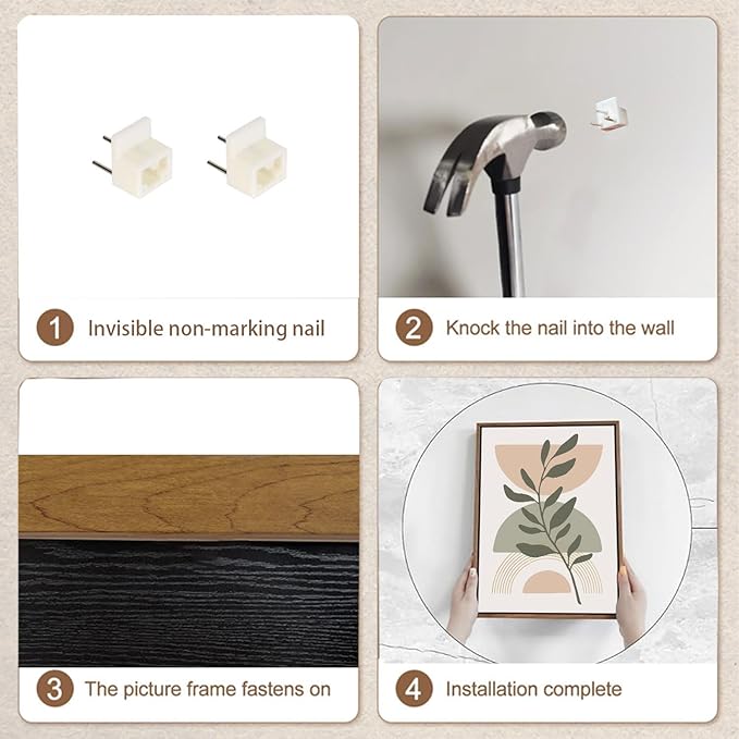 Bwodke Boho Wall Art, Framed Abstract Wall Art, Green Botanical Neutral Canvas Wall Decor, Large Mid Century Plant Pictures Set of 3, Modern Minimalist Paintings, for Bedroom Living Room Bathroom