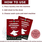 Laundry Detergent Sheets - Pre-Measured Laundry Sheets - Powerful Stain Removal - Gentle on Skin & Fabrics - Works in All Washers - Convenient. (Christmas Spice - 80 Sheet Pack)