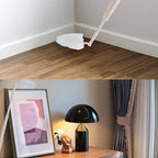 White Replacement Handles Compatible with Swiffer Duster Refill, Extended Handle, Adjustable Length Removal Duty Duster Refills Handles Only Telescopic Extended Pole