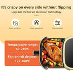 Panana Air Fryer, 8QT Large Capacity Air Fryer, Oilless Healty Cooker Airfryer Oven with 8 Presets, 1500W Air Fryers for Quick Meal, Home Use