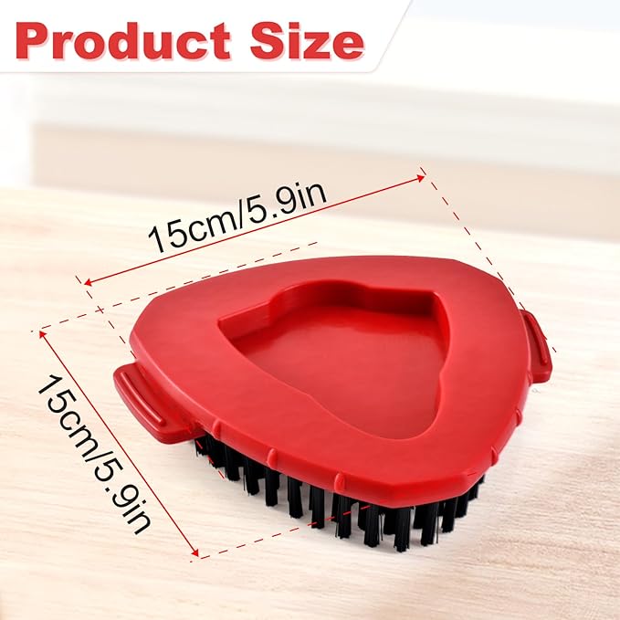 Scrubber Mop Head for Ocedar, Upgrade Scrub Brush for Ocedar, Spin Mop Scrub Brush Head for Ocedar EasyWring 1-Tank, More Bristles Scrub Brush Attachment for Bathroom