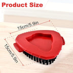 Scrubber Mop Head for Ocedar, Upgrade Scrub Brush for Ocedar, Spin Mop Scrub Brush Head for Ocedar EasyWring 1-Tank, More Bristles Scrub Brush Attachment for Bathroom