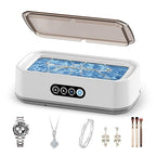 Ultrasonic Jewelry Cleaner,49KHz Ultrasonic Jewelry,Glasses,Rings,Watch Bands Cleaner,3 Modes with Digital Timer,22oz(650ML),304 Stainless Steel Water Tank