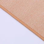 Runner Rug with Non Slip Rubber Backing, Washable Soft Floor Carpet for Kitchen, Hallway, Entryway Indoor, Bedroom, Laundry, Low Pile Area Rugs, Solid Color with Pointillism Style (Camel, 2' * 6')