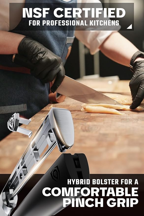 Dalstrong Chef Knife - 8 inch - Vanquish Series - Forged High Carbon German Steel - POM Handle - Professional Kitchen Knife Gift- Razor Sharp Chef's Knife - NSF Certified