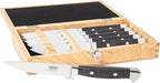 Viking 6-Piece Steak Knife Set With Box | Black