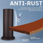 DOWRY Anti-Hand Off Bronze Toilet Plunger with Holder for Bathroom,Powerful Efficient Force Suction Cup,Heavy Duty, Deep Cleaning